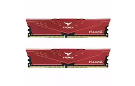 Модуль пам'яті для комп'ютера DDR4 16GB (2x8GB) 3200 MHz T-Force Vulcan Z Red Team (TLZRD416G3200HC16CDC01) - Фото