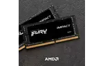 Модуль памяти для ноутбука SoDIMM DDR4 8GB 3200MHz Fury Impact Kingston Fury (ex.HyperX) (KF432S20IB/8)