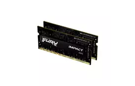 Модуль пам'яті для ноутбука SoDIMM DDR3L 8GB (2x4GB) 1600 MHz Fury Impact Kingston Fury (ex.HyperX) (KF316LS9IBK2/8) - Фото
