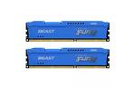 Модуль памяти для компьютера DDR3 8GB (2x4GB) 1866 MHz Fury Beast Blue Kingston Fury (ex.HyperX) (KF318C10BK2/8)