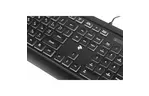 Клавиатура 2E KS120 White backlight USB Black (2E-KS120UB)