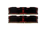 Модуль памяти для компьютера DDR4 32GB (2x16GB) 3200 MHz IRDM Black Goodram (IR-X3200D464L16A/32GDC)