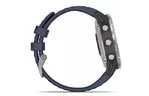 Смарт-часы Garmin quatix 6, Grey with Captain Blue Band (010-02158-91)