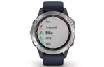 Смарт-часы Garmin quatix 6, Grey with Captain Blue Band (010-02158-91)