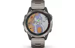 Смарт-часы Garmin quatix 6 Titanium, Saphhire, Gray w/Ti Band (010-02158-95)