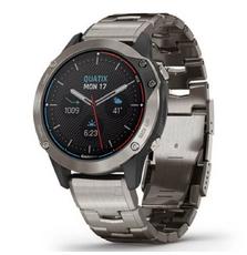 Смарт-часы Garmin quatix 6 Titanium, Saphhire, Gray w/Ti Band (010-02158-95)