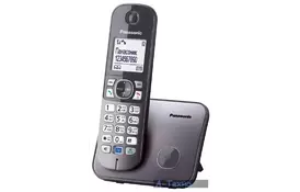 Телефон Dect Panasonic KX-TG6811UAM Metallic - Фото Телефон Dect Panasonic KX-TG6811UAM Metallic - Фото
