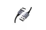 Дата кабеля USB 2.0 AM to Type-C 1.5m US288 Aluminum Braid (Black) Ugreen (60127)