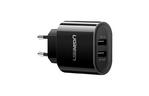 Зарядное устройство для Ugreen CD104 2xUSB 3.4A Charger (Black) (20383)