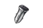 Зарядное устройство для Ugreen CD130 20W USB + Type-C PD Car Charger (Gray) (30780)