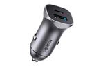 Зарядное устройство для Ugreen CD130 20W USB + Type-C PD Car Charger (Gray) (30780)
