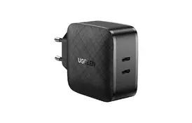 Зарядное устройство для Ugreen CD216 66W 2xType-C PD Charger (Black) (70867) - Фото