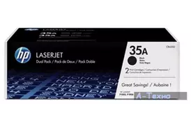 Картридж HP LJ 35A P1005/1006 DUAL PACK (CB435AF) - Фото