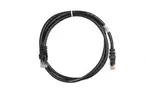 2E Cat 6,UTP,RJ45, 26AWG ,7/0.16 Cu, 1.00 m,PVC, Black