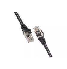 2E Cat 6,UTP,RJ45, 26AWG ,7/0.16 Cu, 1.00 m,PVC, Black