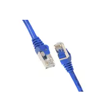 2E Cat 6,UTP,RJ45, 26AWG ,7/0.16 Cu, 1.00 m,PVC, Blue