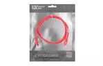 2E Cat 6,UTP,RJ45, 26AWG ,7/0.16 Cu, 1.00 m,PVC, Red