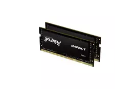 Модуль памяти для ноутбука SoDIMM DDR4 32GB (2x16GB) 2666MHz FURY Impact Kingston Fury (ex.HyperX) - Фото