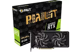Видеокарта Palit GeForce RTX 2060 SUPER DUAL (NE6206S018P2-1160A) - Фото