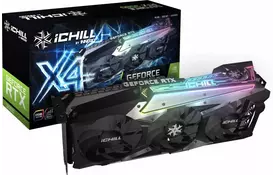 Видеокарта INNO3D GEFORCE RTX 3080 ICHILL X4 LHR (C30804-106XX-1810VA36H) - Фото