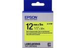 Epson Картридж с лентой LK4YBF принтеров LW-300/400/400VP/700 Fluorescent Black/Yellow 12mm/9m