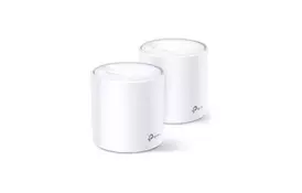 Точка доступу Wi-Fi TP-Link DECO X20 2PK AX1800 1xGE LAN 1xGE WAN MU-MIMO OFDMA MESH (DECO-X20-2-PACK) - Фото