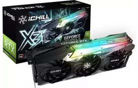 Видеокарта Inno3D GeForce RTX 3080 ICHILL X3 LHR (C30803-106XX-1810VA37H) - Фото