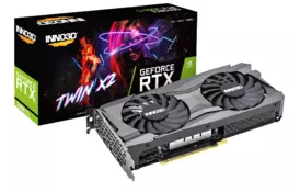 Видеокарта INNO3D GEFORCE RTX 3060 Ti TWIN X2 LHR (N306T2-08D6-119032AH) - Фото