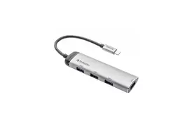 Концентратор Verbatim USB Type-C MP Hub 4 x USB 3.2 G1 (49147) - Фото
