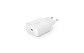Зарядний пристрій Belkin Home Charger 25W Power PD PPS USB-C, white (WCA004VFWH) - Фото