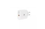 Зарядное устройство 2E USB-C Wall Charger GaN 65W, white (2E-WC3USB65W-W)