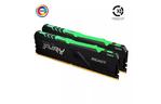 Модуль памяти для компьютера DDR4 32GB (2x16GB) 3733 MHz Fury Beast RGB Kingston Fury (ex.HyperX) (KF437C19BB1AK2/32)
