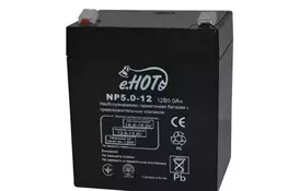 Батарея к ИБП Enot 12В 5 Ач (NP5.0-12) - Фото
