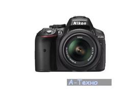 Цифровий фотоапарат Nikon D5300 18-140 black kit (VBA370KV02/VBA370K002) - Фото