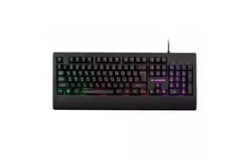 Клавіатура 2E KG330 LED USB Black Ukr (2E-KG330UBK) - Фото