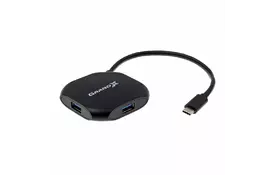 Концентратор Grand-X Type-C to 4 x USB3.1 (GH-417) - Фото