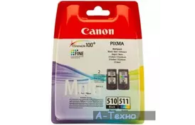 Картридж Canon PG-510+CL-511 MULTIPACK (2970B010) - Фото Картридж Canon PG-510+CL-511 MULTIPACK (2970B010) - Фото