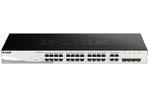 D-Link Коммутатор DGS-1210-28/FL 24xGE, 2xSFP, L2