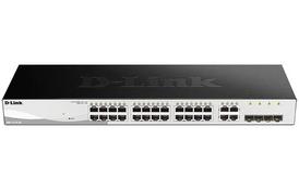 D-Link Коммутатор DGS-1210-28/FL 24xGE, 2xSFP, L2 - Фото