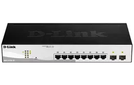 D-Link Коммутатор DGS-1210-10/FL 10xGE, 2xSFP, L2 - Фото