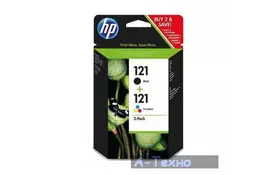Картридж HP DJ No.121 Black/Color (CC640, CC643) Combo Pack (CN637HE) - Фото