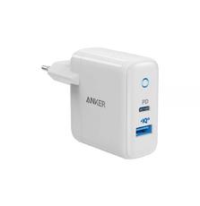 Зарядное устройство Anker PowerPort PD+ 2 - 20W 1xPD 15W 1xUSB (White) (A2636G21)