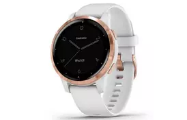 Смарт-часы Garmin vivoactive 4S, White with Rose-gold Hardware (010-02172-23) - Фото