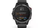 Смарт-часы Garmin fenix 6 Pro Solar, Slate Gray with Black Band (010-02410-15)