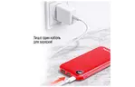 Батарея универсальная ColorWay 10 000 mAh Slim, LCD, Red (CW-PB100LPH2RD-D)