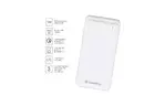 Батарея универсальная ColorWay 10 000 mAh Slim (USB QC3.0 + USB-C Power Delivery 18W) White (CW-PB100LPG3WT-PD)