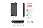 Батарея универсальная ColorWay 10 000 mAh Soft touch (USB QC3.0 + USB-C Power Delivery 18W) (CW-PB100LPE3BK-PD)
