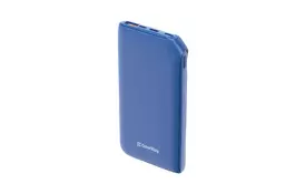 Батарея універсальна ColorWay 10 000 mAh Soft touch (USB QC3.0 + USB-C Power Delivery 18W) (CW-PB100LPE3BL-PD) - Фото