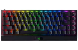 Razer Клавіатура ігрова BlackWidow V3 Mini HyperSpeed Yellow Switch WL/BT/USB RU RGB, Black - Фото