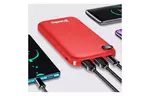 Батарея универсальная ColorWay 10 000 mAh Slim, Red (CW-PB100LPF2RD)